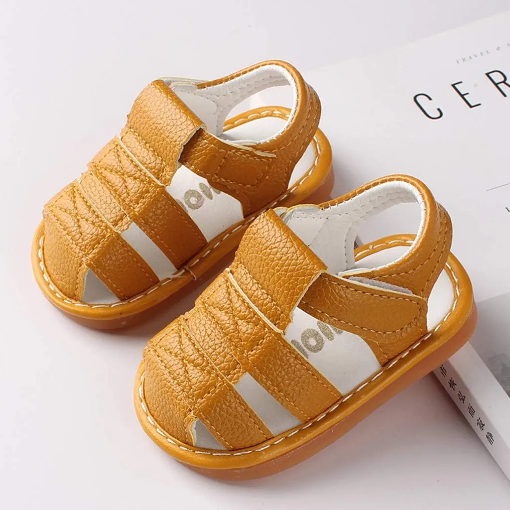 Girls Sandals Shoes Roman First Shoes Sole Soft Baby Boys Baby Shoes Kids Shoes Size 4