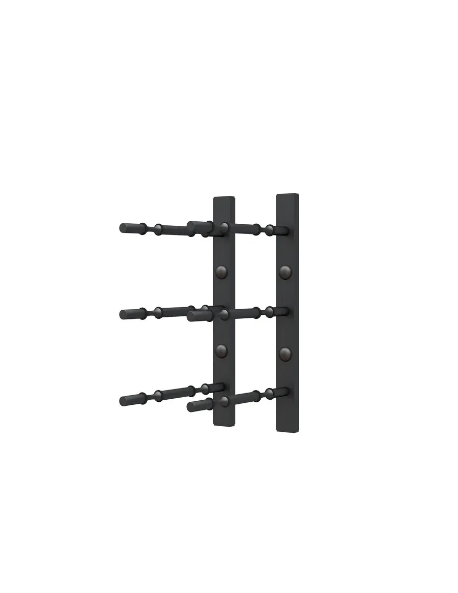 HZ Wall Rails - 1FT Metal Wine Rack (3 To 9 Bottles)