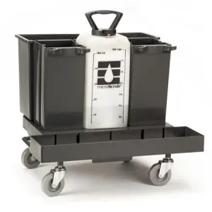 Impact MicroScrub Bucket-Mop Storage System-Gray