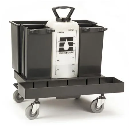 Impact MicroScrub Bucket-Mop Storage System-Gray