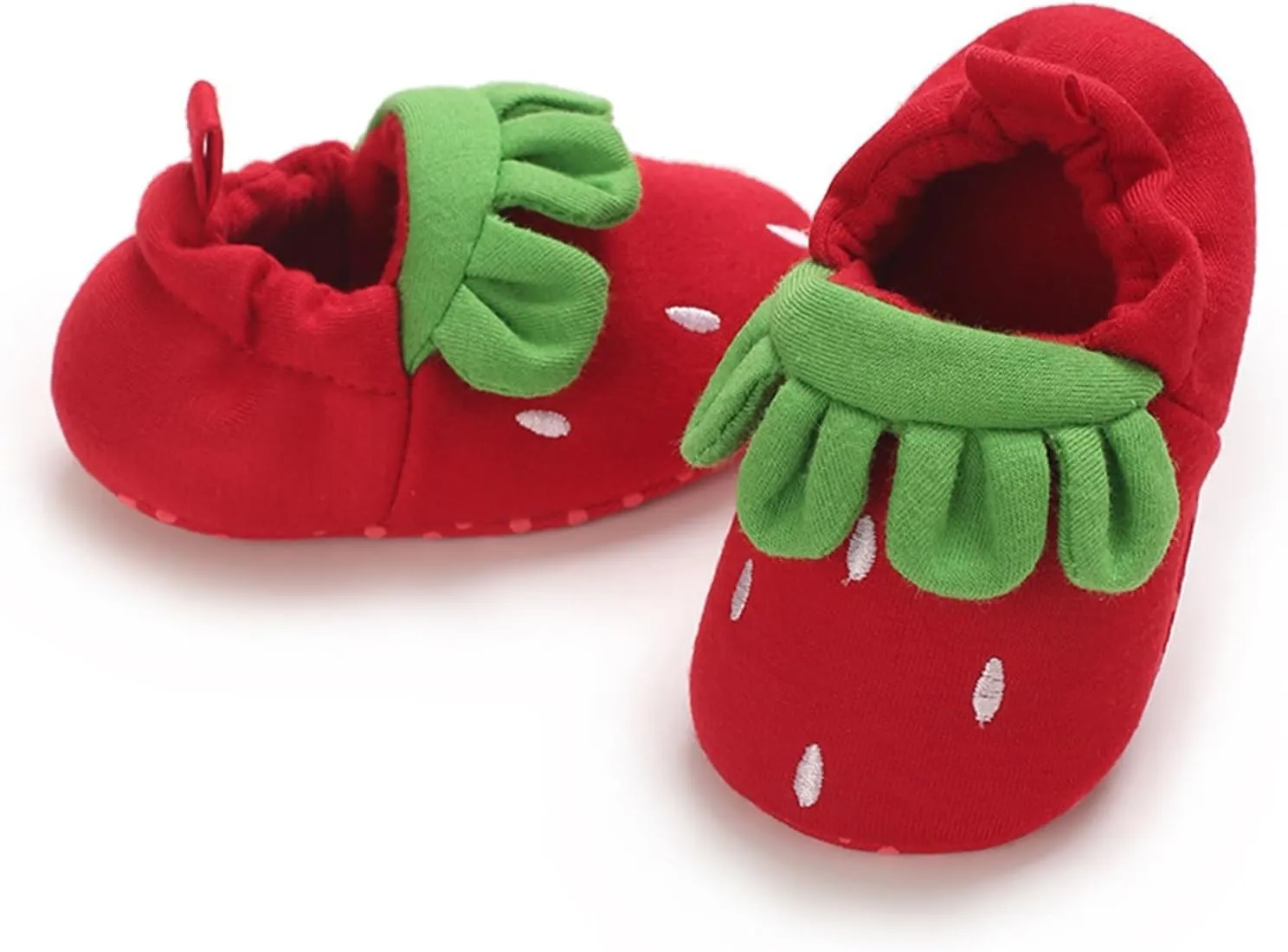 Infant Baby Cute Cartoon Strawberry Non Slip Floor Shoes Baby Boys Girls First Walking Socks Shoes for Summer Autumn