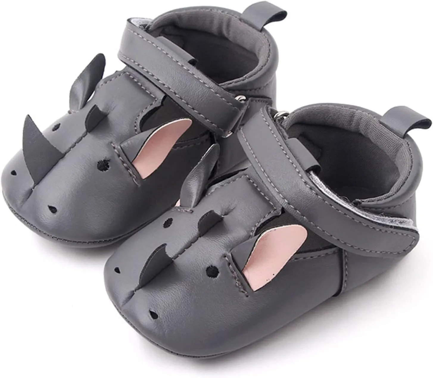 Infant Toddler Shoes Soft Sole Cartoon Animals Hook Loop Casual Shoes Princess Shoes Toddler Shoes Size One Baby Girl