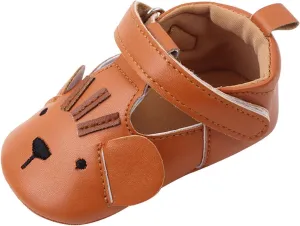 Infant Toddler Shoes Soft Sole Cartoon Animals Hook Loop Casual Shoes Princess Shoes Toddler Shoes Size One Baby Girl