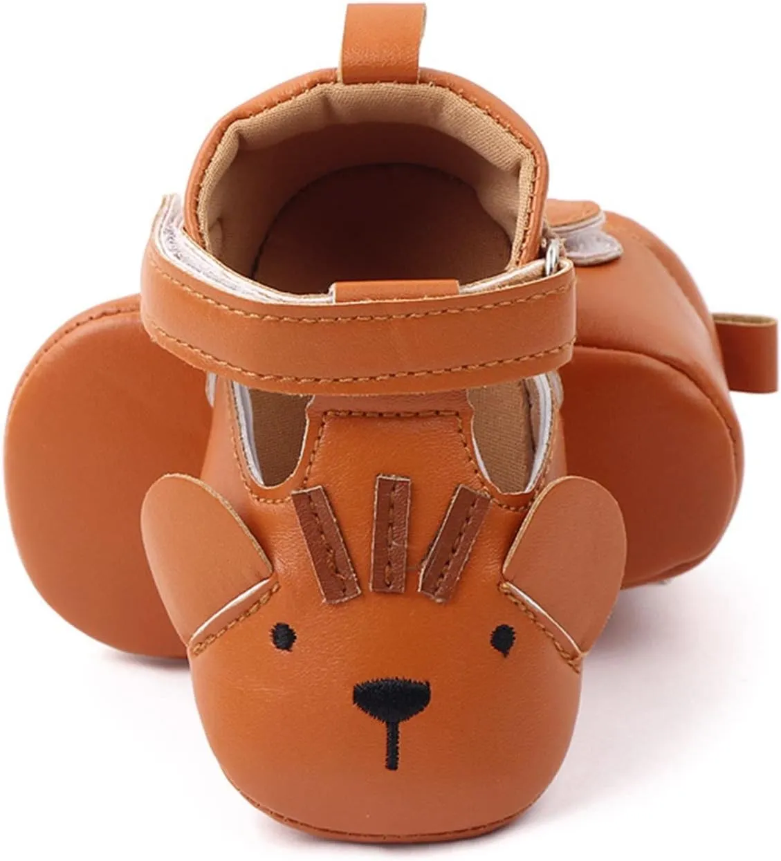 Infant Toddler Shoes Soft Sole Cartoon Animals Hook Loop Casual Shoes Princess Shoes Toddler Shoes Size One Baby Girl