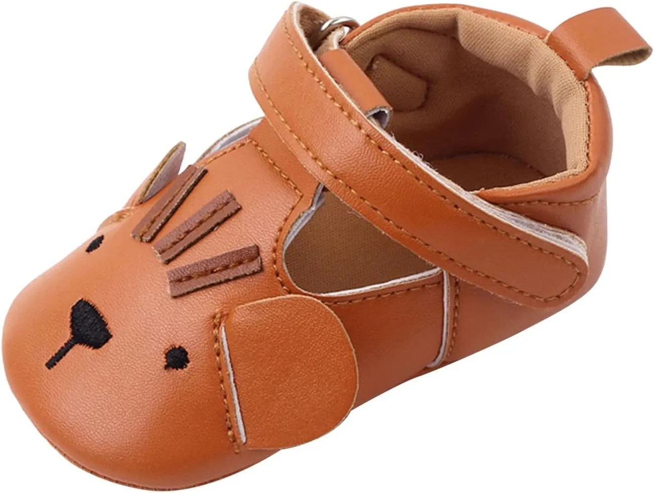 Infant Toddler Shoes Soft Sole Cartoon Animals Hook Loop Casual Shoes Princess Shoes Toddler Shoes Size One Baby Girl