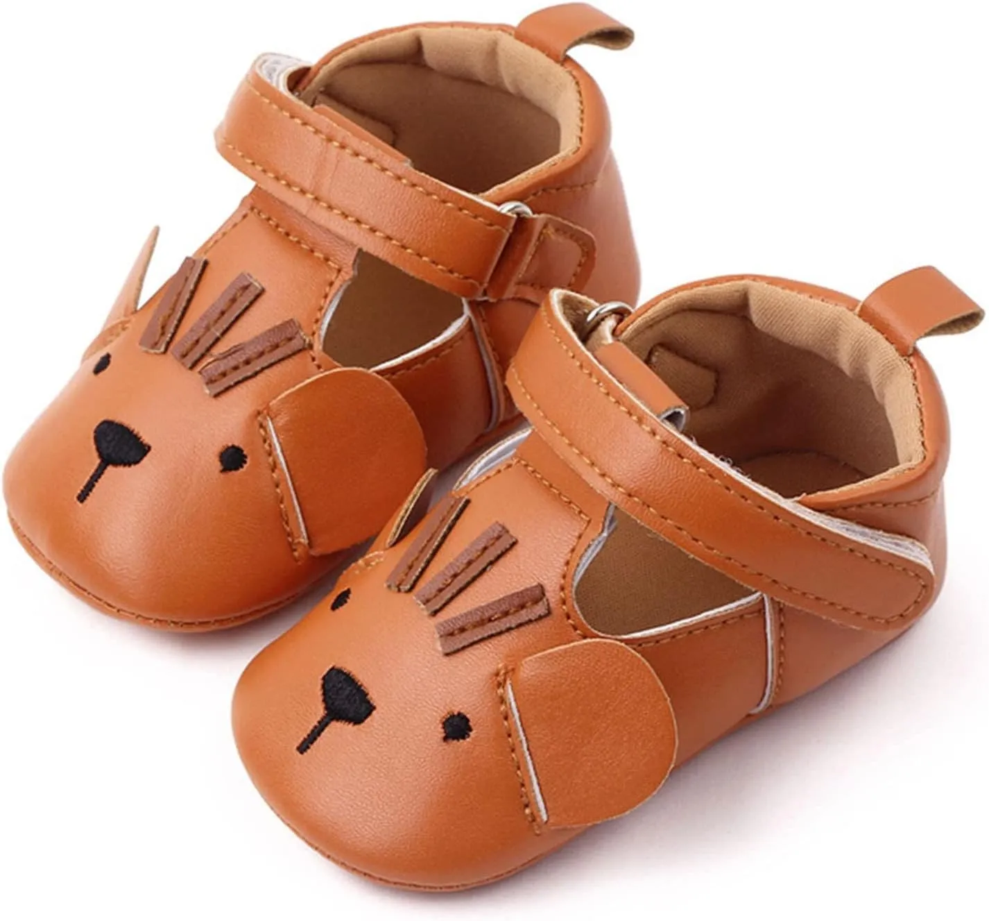 Infant Toddler Shoes Soft Sole Cartoon Animals Hook Loop Casual Shoes Princess Shoes Toddler Shoes Size One Baby Girl