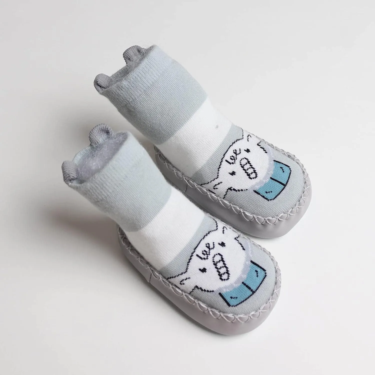 Infant Toddler Shoes Soft Sole Toddler Shoes Cartoon Animal Print Non Slip Indoor Shoes for Toddlers