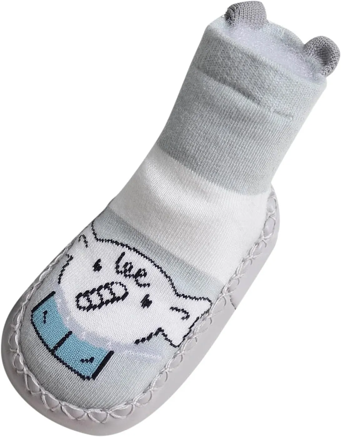 Infant Toddler Shoes Soft Sole Toddler Shoes Cartoon Animal Print Non Slip Indoor Shoes for Toddlers