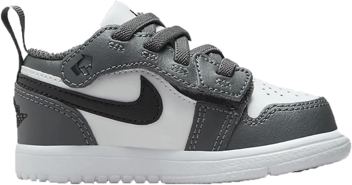 Jordan 1 Low Alt Baby/Toddler Shoes (DR9747-152, White/Iron Grey/Black)