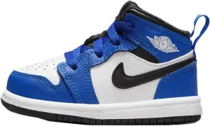 Jordan 1 Mid Baby/Toddler Shoes (DQ8425-402, Game Royal/White/Black)