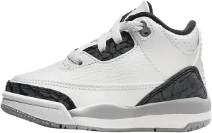 Jordan 3 Retro Baby/Toddler Shoes (DM0968-106, Summit White)