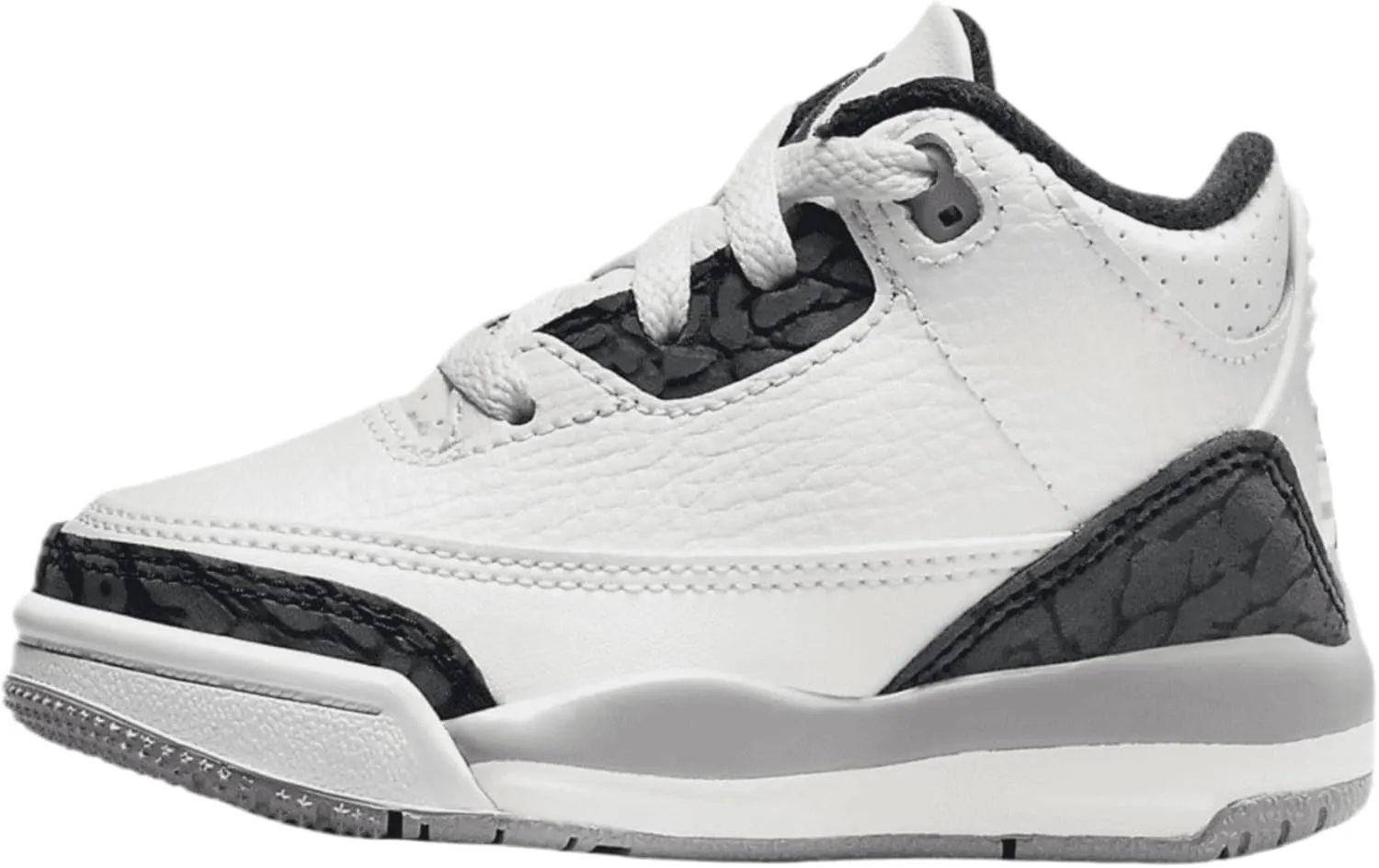 Jordan 3 Retro Baby/Toddler Shoes (DM0968-106, Summit White)
