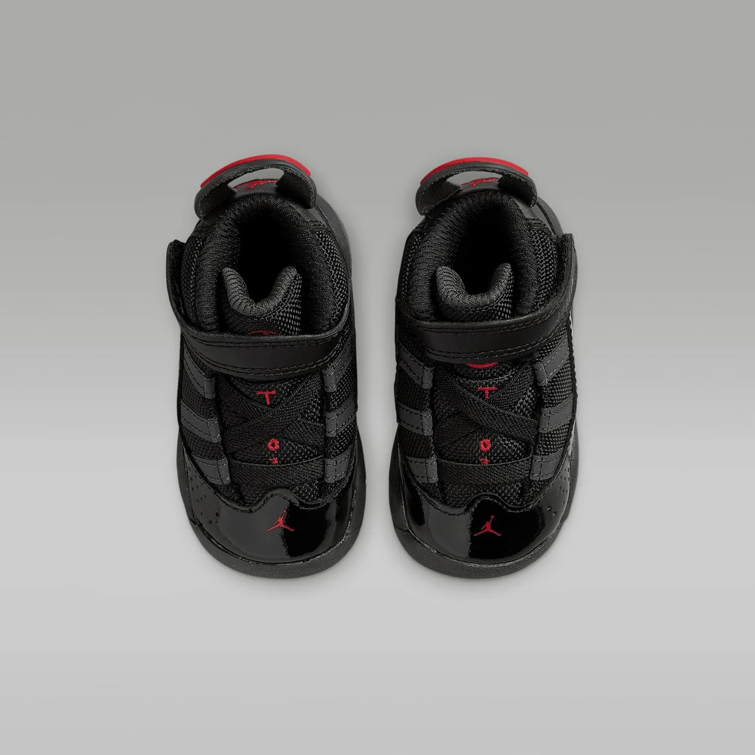 Jordan 6 Rings Baby/Toddler Shoes (323420-026, Black/Anthracite/Fire Red)