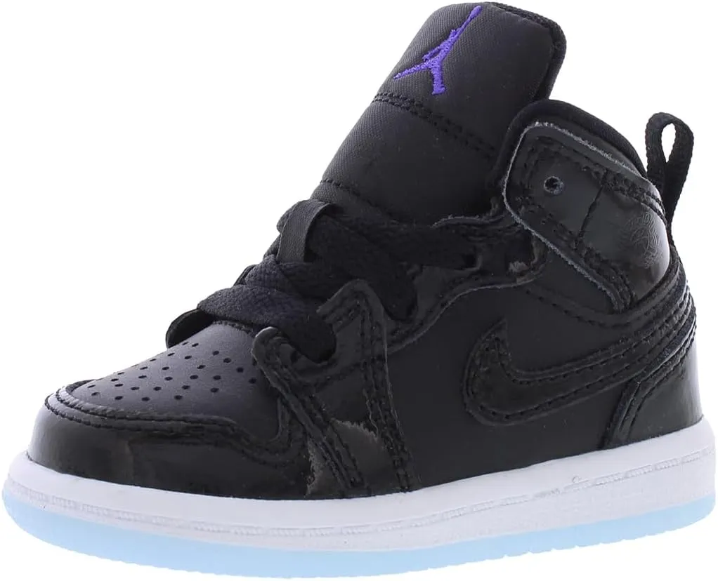 Jordan Baby Boy's 1 Mid SE (Infant/Toddler) Black/Dark Concord/White 9 Toddler M