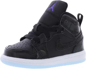 Jordan Baby Boy's 1 Mid SE (Infant/Toddler) Black/Dark Concord/White 9 Toddler M