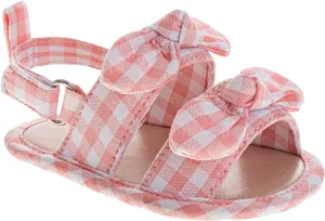 Josmo Baby Girl Sandals Soft Sole Spring Summer Dress Floral, Butterfly & Bow Sandals Size 2-4 Infant