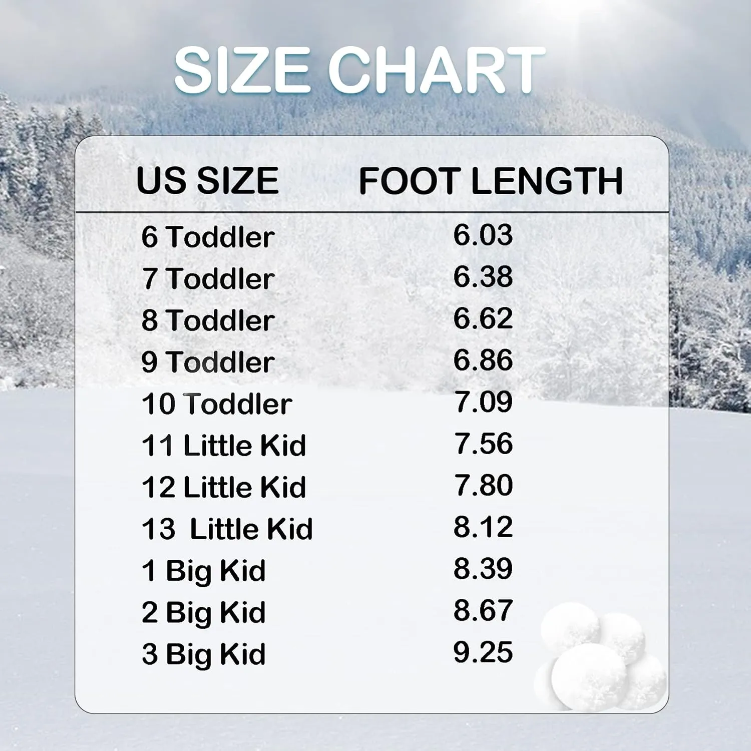 K KomForme Boys & Girls Snow Boots Warm Anti-Slip Outdoor Winter Shoes (Toddler/Little Kid/Big Kid)