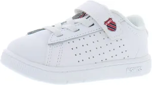 K-Swiss Court Casper VLC Baby Boys Shoes Size 10, Color: White