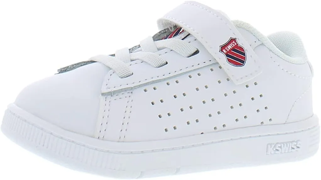K-Swiss Court Casper VLC Baby Boys Shoes Size 10, Color: White