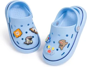 Miamooi Kids Girls Boys Clogs Garden Clogs Toddler Cartoon Slides Sandals Slip-on Water Shoes Indoor Outdoor Waterproof Beach Pool Slippers