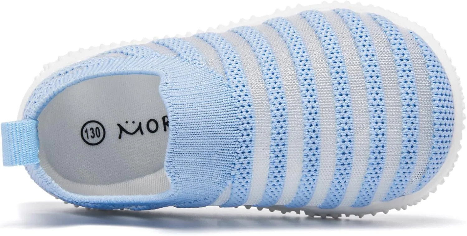 MORENDL Toddler Water Shoes Baby Boy Girl Sandals Infant Breathable Beach Barefoot Aqua Shoes Outdoor Non-Slip Pool Summer Walking Shoes