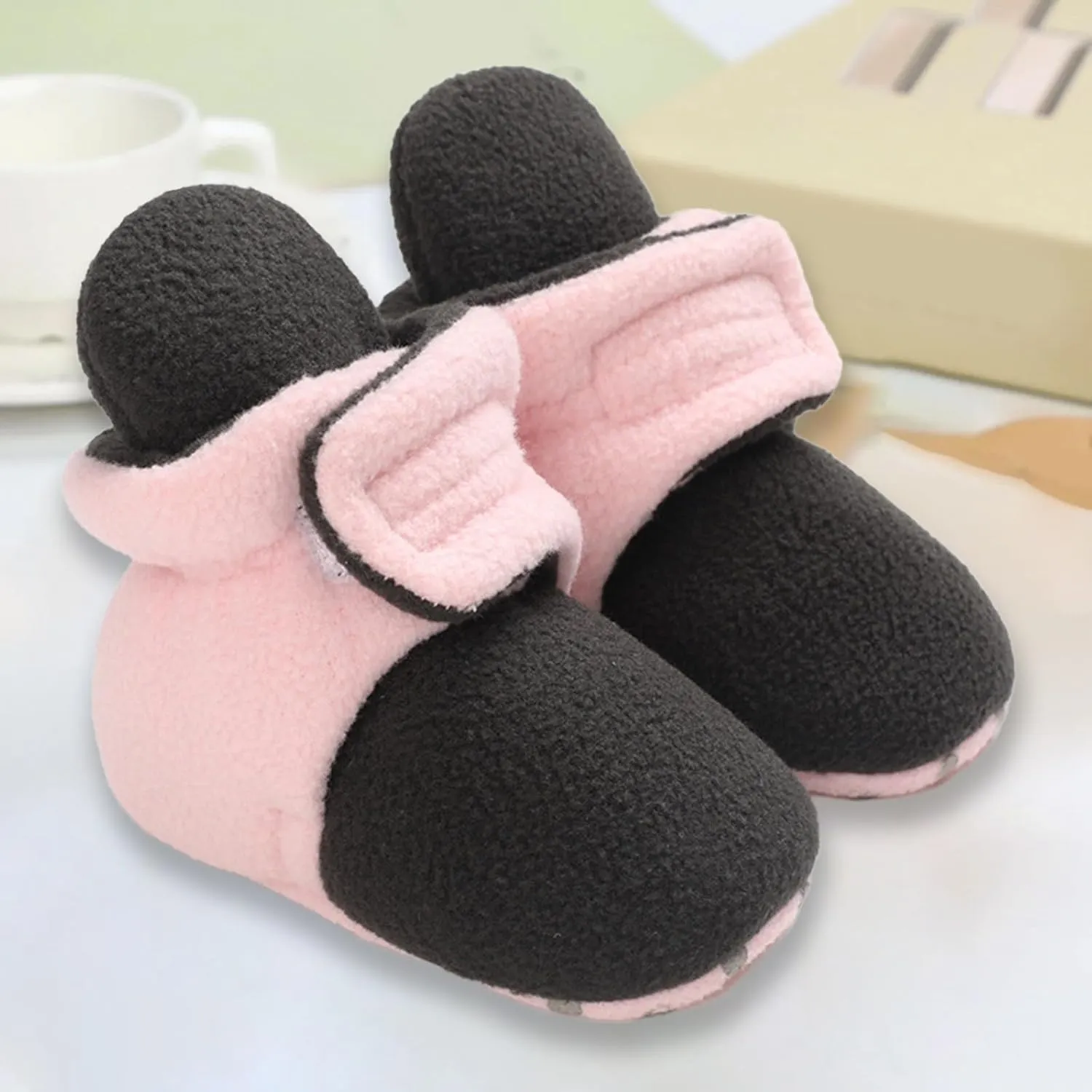 Newborn Infant Baby Star Print Sneaker Anti Slip Soft Sole Toddler Shoes Shoes for Beginning Walkers Girl