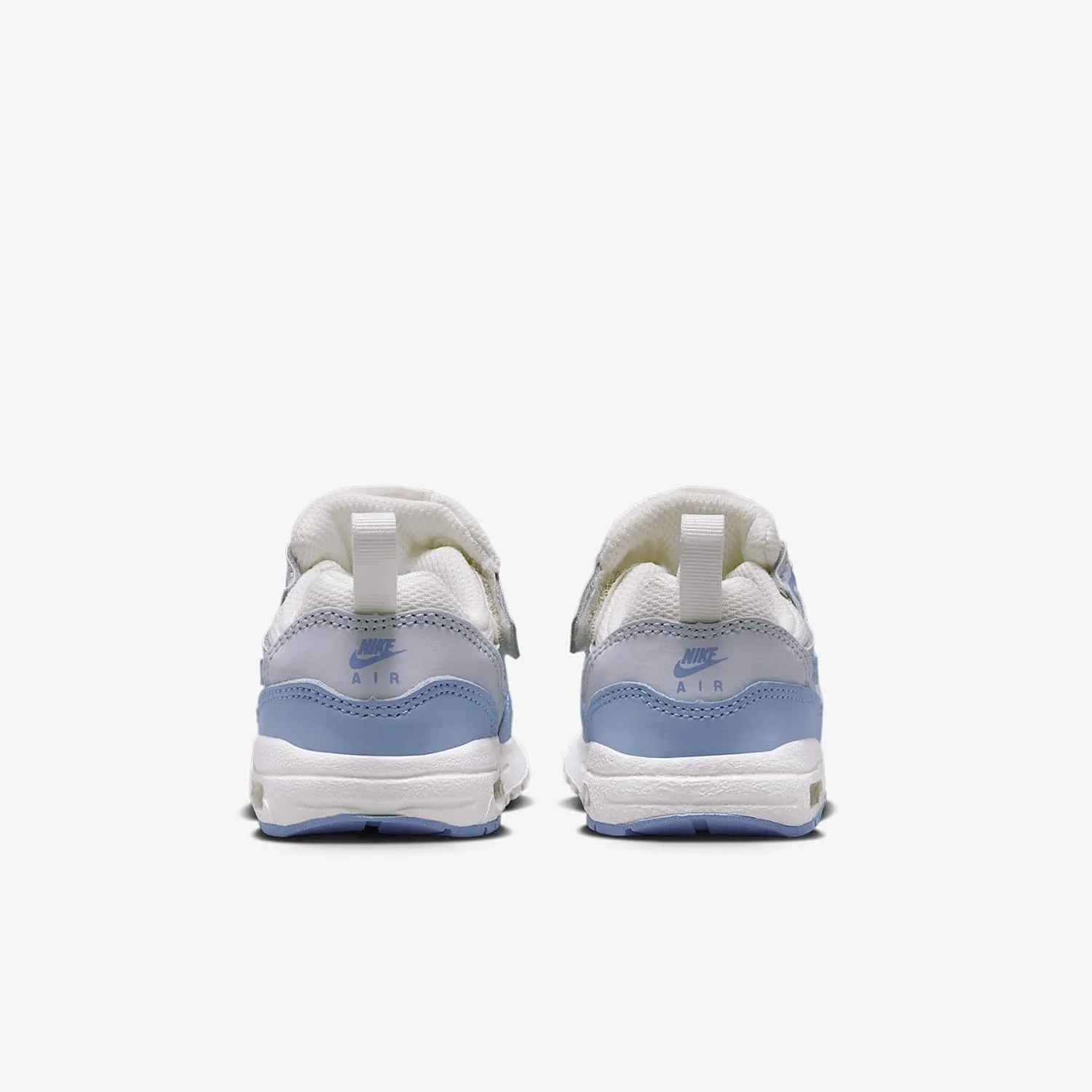 Nike Air Max 1 EasyOn Baby/Toddler Shoes (DZ3309-116, Sail/Blue Tint/Psychic Blue)