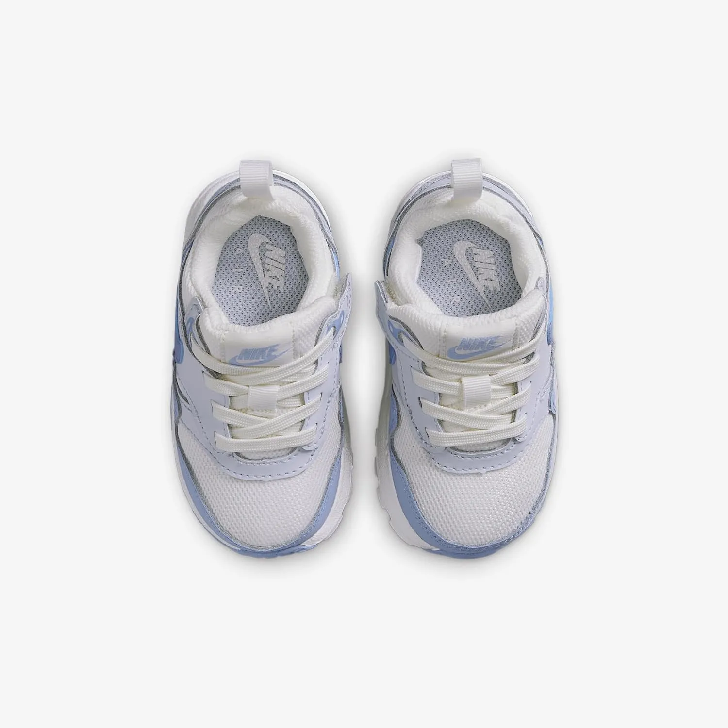 Nike Air Max 1 EasyOn Baby/Toddler Shoes (DZ3309-116, Sail/Blue Tint/Psychic Blue)
