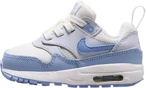 Nike Air Max 1 EasyOn Baby/Toddler Shoes (DZ3309-116, Sail/Blue Tint/Psychic Blue)