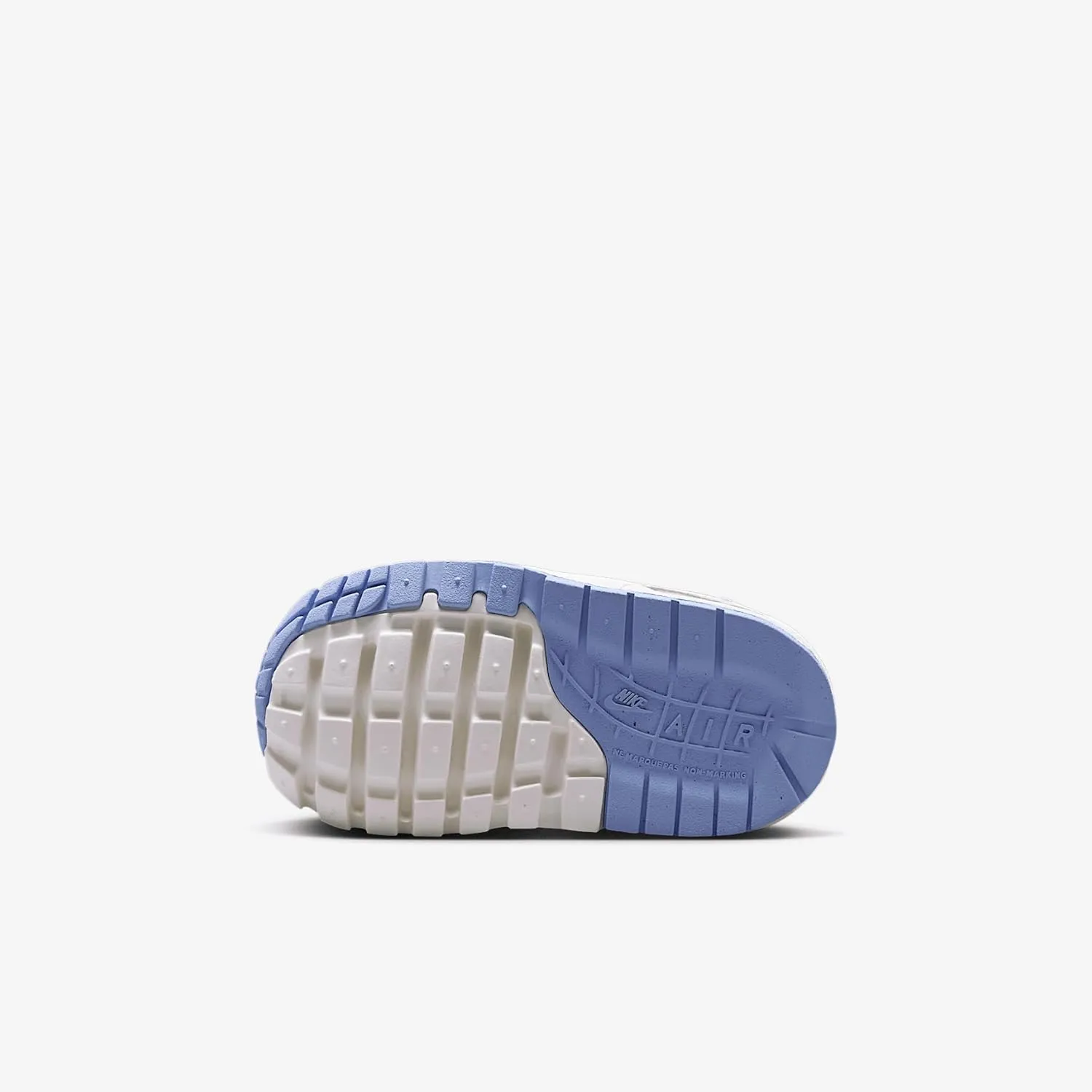 Nike Air Max 1 EasyOn Baby/Toddler Shoes (DZ3309-116, Sail/Blue Tint/Psychic Blue)
