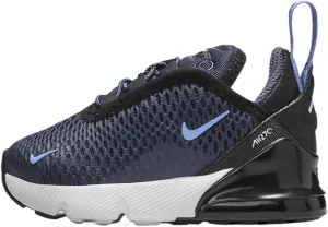 Nike Air Max 270 Baby/Toddler Shoes (DD1646-408, Thunder Blue/Black/White/Royal Pulse) Size 6