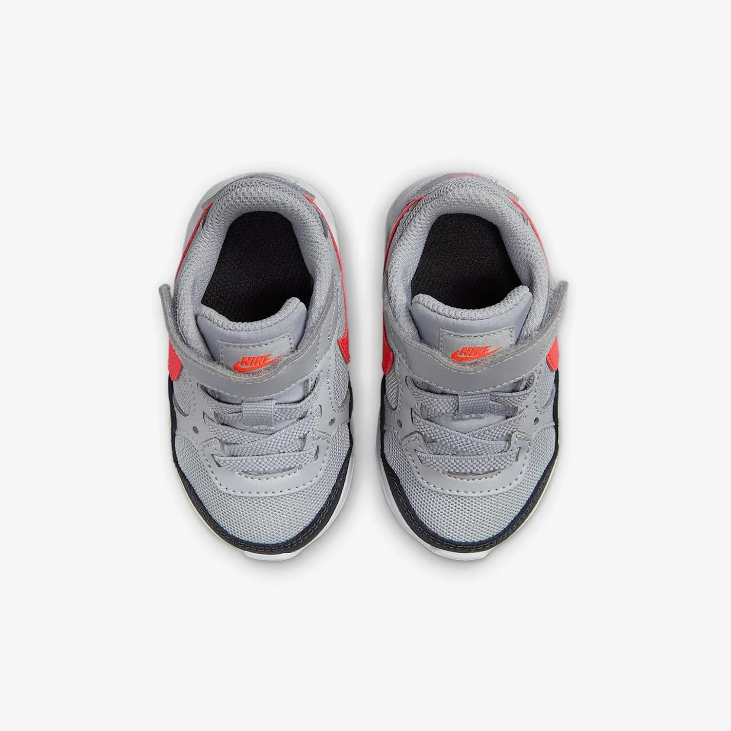 Nike Air Max SC Baby/Toddler Shoes (CZ5361-015, Wolf Grey/Anthracite/White/Bright Crimson)