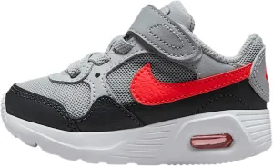 Nike Air Max SC Baby/Toddler Shoes (CZ5361-015, Wolf Grey/Anthracite/White/Bright Crimson)
