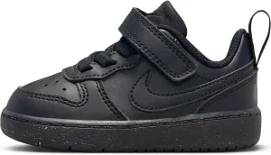 Nike Court Borough Low Recraft Baby/Toddler Shoes (DV5458-002, Black/Black/Black)