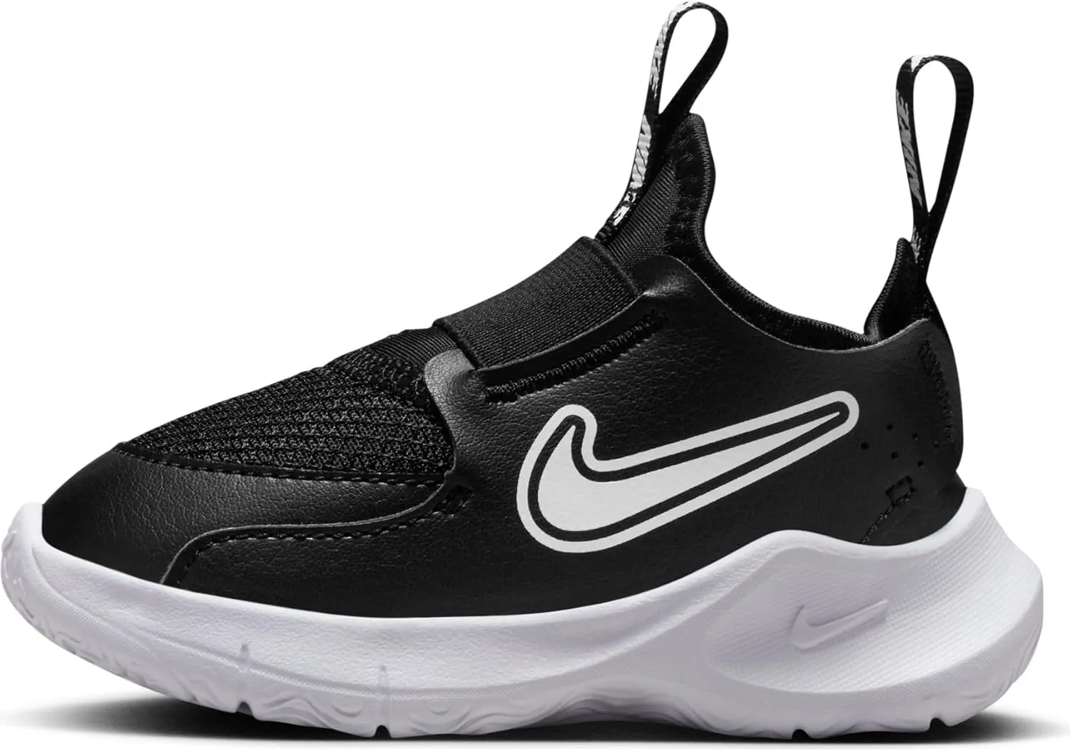 Nike Flex Runner 3 Baby/Toddler Shoes (FN1478-005, Black/White) Size 4