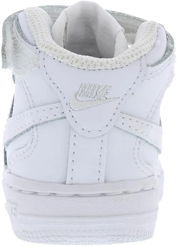 Nike Toddler Air Force 1 Mid TD DH2935 111 White on White - Size