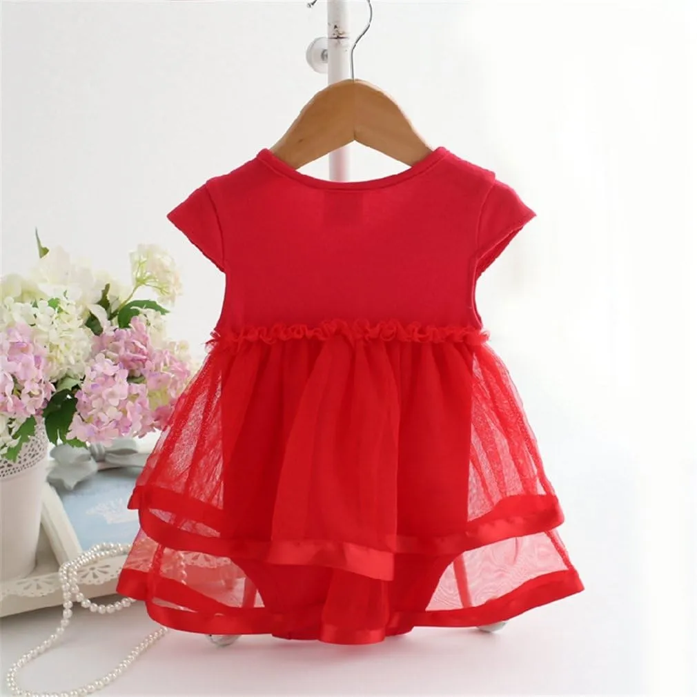 Niyage Baby Girls Clothes Dress Flowers Romper Sets Infant Tutu Bodysuit Party Outfits