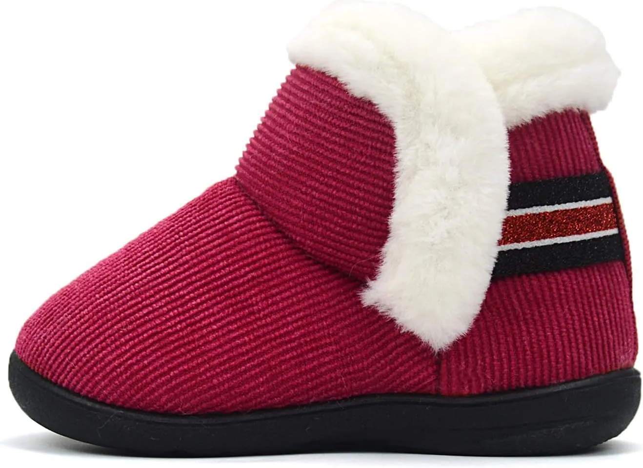 OAISNIT Baby Boys Girls Winter Boots Shoes Warm Soft Faux Fur Non-Slip Toddler Snow Boots Plush Shoes