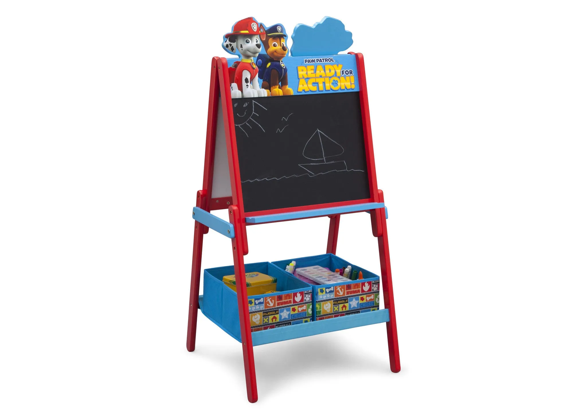 PAW Patrol Wooden Double Sided Activity Easel