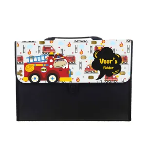 Personalised Folder - Fire Truck
