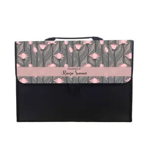 Personalised Folder - Peach Roses