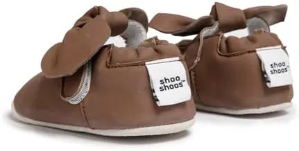Prewalker Soft Sole Ballet Pump Sandal Brown Stan Girl