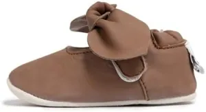 Prewalker Soft Sole Ballet Pump Sandal Brown Stan Girl
