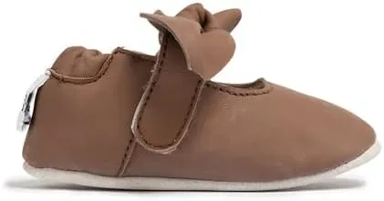 Prewalker Soft Sole Ballet Pump Sandal Brown Stan Girl