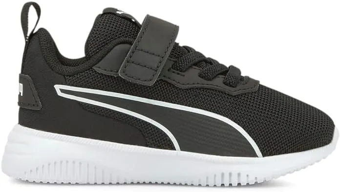 PUMA - Infants Flyer Flex Ac Shoes, Size: 4 M US Toddler, Color White Black