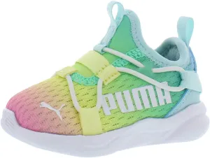 PUMA Rift Slip On Rainbow Ac Baby Girls Shoes Size 7, Color: Multi