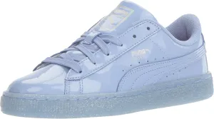 PUMA Unisex-Child Basket Patent Iced Glitz Sneaker