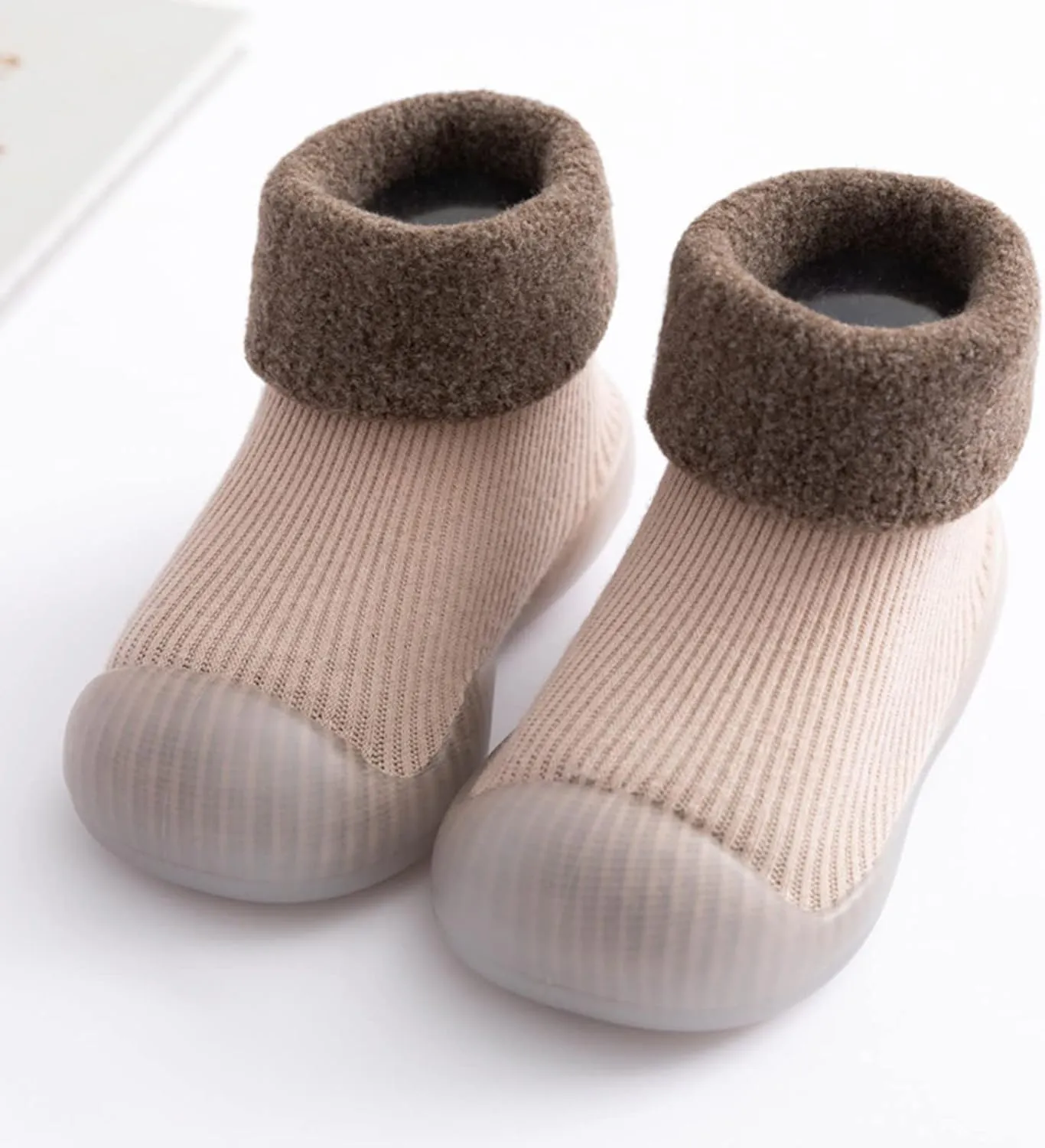 Puppy Slippers for Boys Girls Socks Slipper Soft Baby Boys Rubber Shoes Sole Boys Bedroom Slippers Size 3