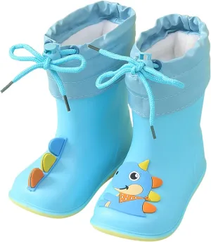 Rainboots Lightweight Mud Shoes for Water Beach Outdoor Playing Toddler Rain Boots for Girls and Boys