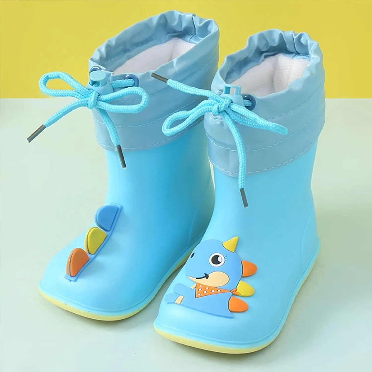 Rainboots Lightweight Mud Shoes for Water Beach Outdoor Playing Toddler Rain Boots for Girls and Boys